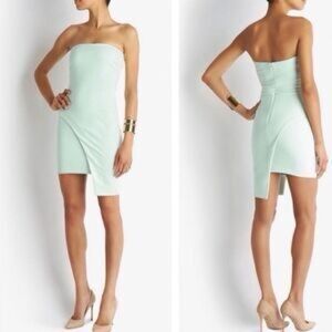 Elizabeth and James Strapless Mint Dress